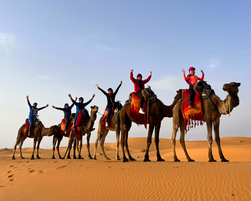 5 days tour from marrakech to Merzouga via sahara desert and Camel Trek