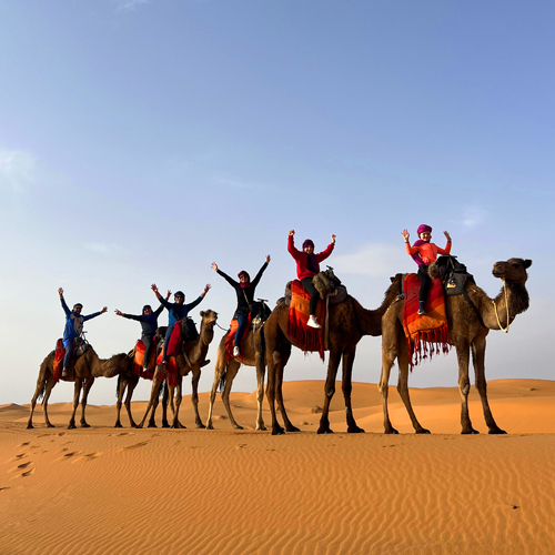 5 days tour from marrakech to Merzouga via sahara desert and Camel Trek